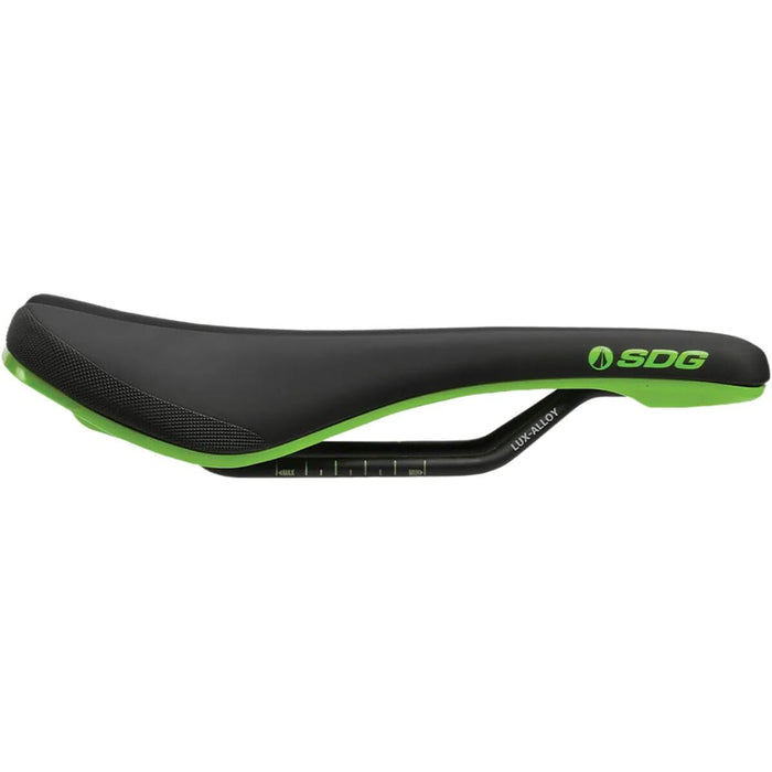 BEL AIR 3.0 LUX-ALLOY RAIL SADDLE Black Microfibre Top/Olive Green Base