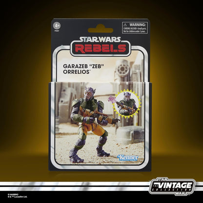 Star Wars The Vintage Collection Garazeb “Zeb” Orrelios, Star Wars Rebels Deluxe 3.75 Inch Action Figure