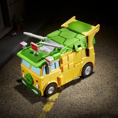 Transformers Collaborative Teenage Mutant Ninja Turtles x Transformers - Figura de acción Party Wallop