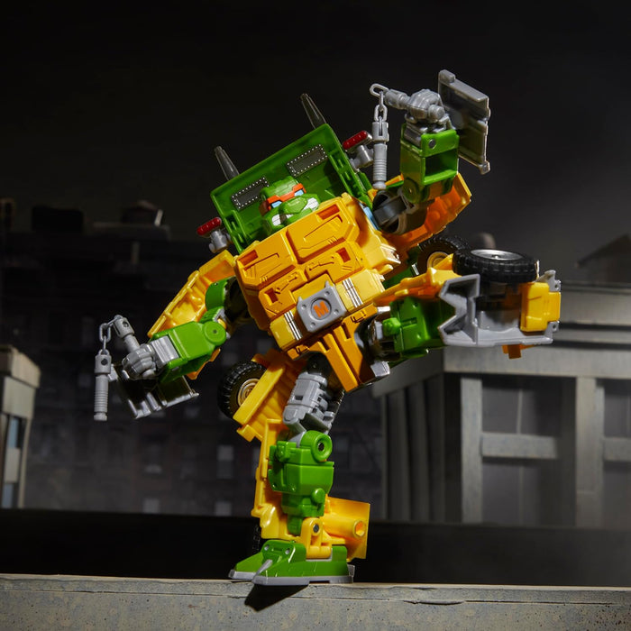 Transformers Collaborative Teenage Mutant Ninja Turtles x Transformers - Figura de acción Party Wallop