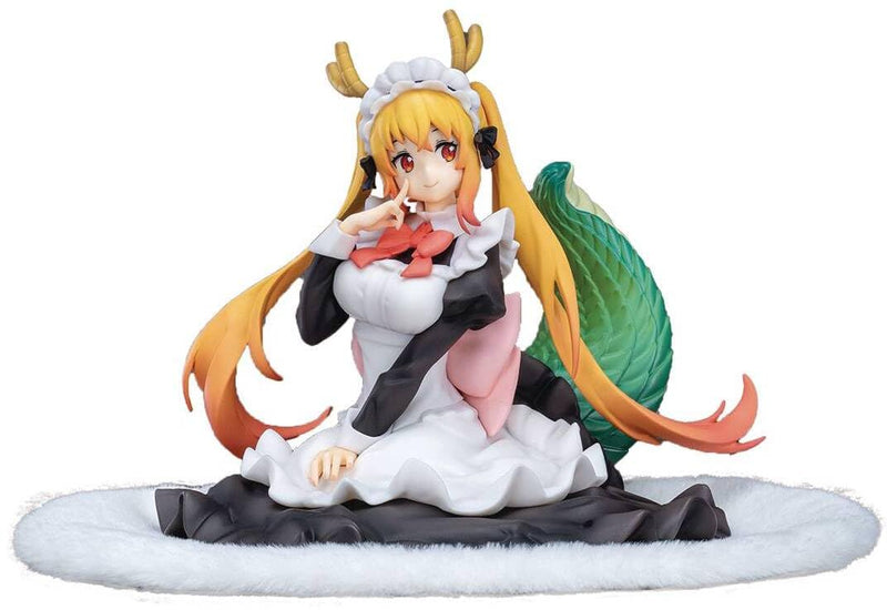 Gong Resonance Miss Kobayashi's Dragon Maid Tall, Total Height Approx. 7.1 inches (180 mm) (including Zabuton), PVC, ABS, Polyester, 1/7 Scale Painted Finished Figure