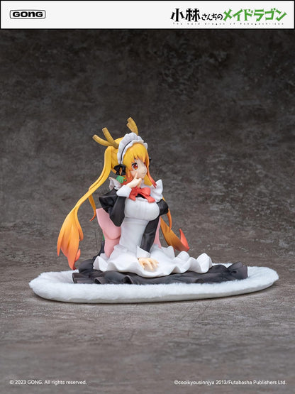 Gong Resonance Miss Kobayashi's Dragon Maid Tall, Total Height Approx. 7.1 inches (180 mm) (including Zabuton), PVC, ABS, Polyester, 1/7 Scale Painted Finished Figure
