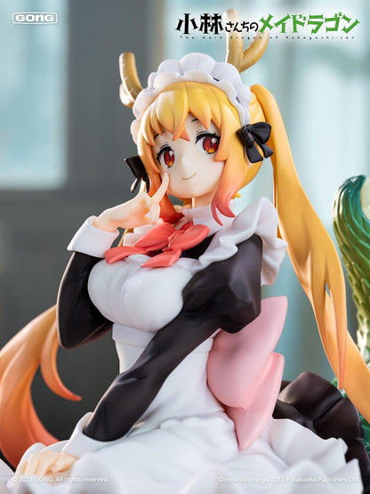 Gong Resonance Miss Kobayashi's Dragon Maid Tall, Total Height Approx. 7.1 inches (180 mm) (including Zabuton), PVC, ABS, Polyester, 1/7 Scale Painted Finished Figure