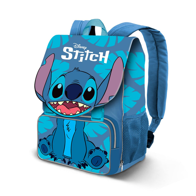 Disney Lilo and Stitch Sit-EXP Expandable Backpack, Blue, 21 x 33 cm, Capacity 28 L