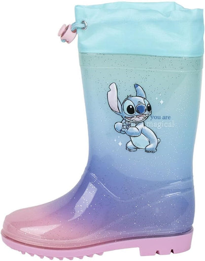 Children`S Water Boots Stitch Light Blue (Size: 27)