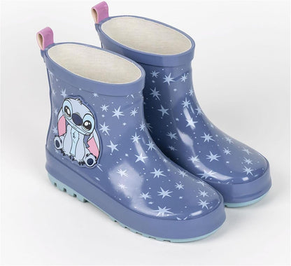 Stivali Da Pioggia Gomma Stitch Blu Tg. 25