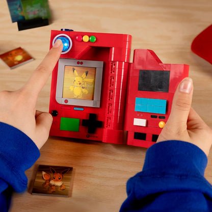 MEGA Pokémon Building Toys Set, Kanto Region Pokédex with 322 Pieces, Light and 5 Lenticular Cards, for Kids or Adult Collectible, HYM37