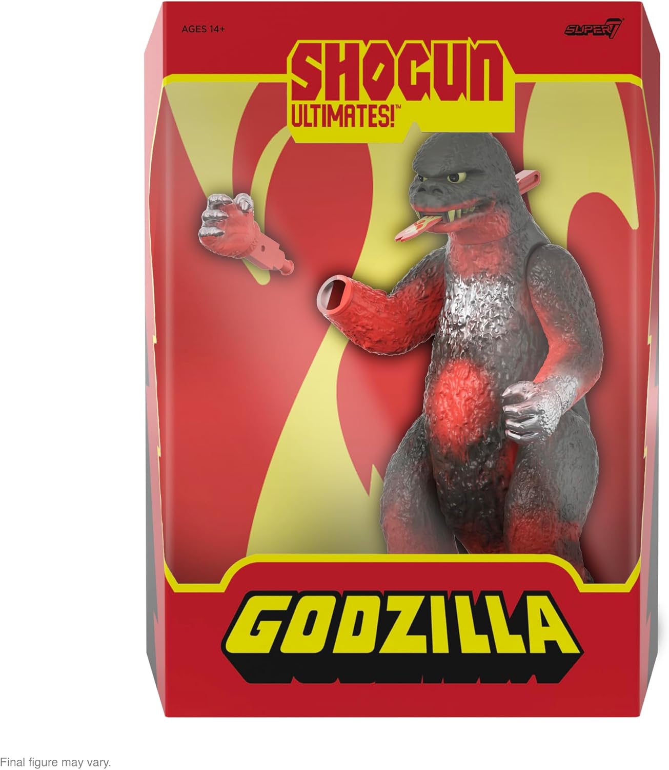 Super7 Toho ULTIMATES! - Shogun Godzilla (Vintage Red) Action Figure