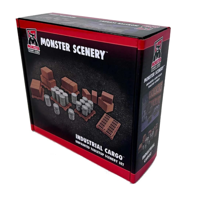 Monster Scenery: Industrial Cargo (Unpainted Tabletop Scenery Set
