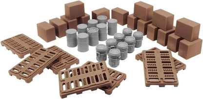 Monster Scenery: Industrial Cargo (Unpainted Tabletop Scenery Set