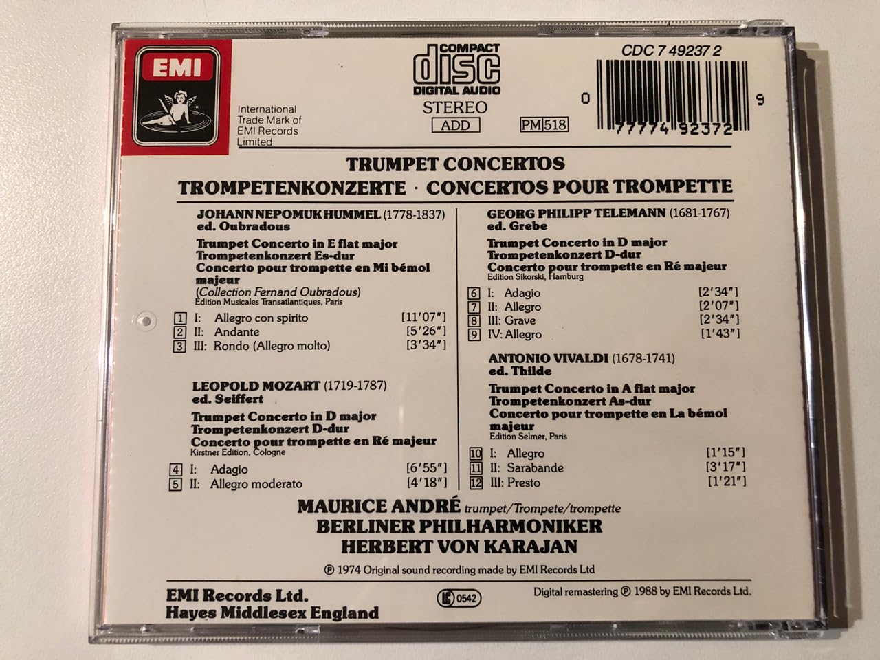 4 Trompetenkonzerte
