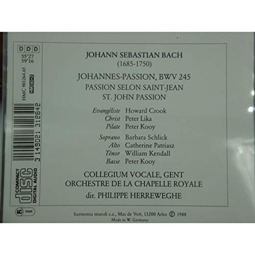 Bach: Johannes-Passion BWV 245