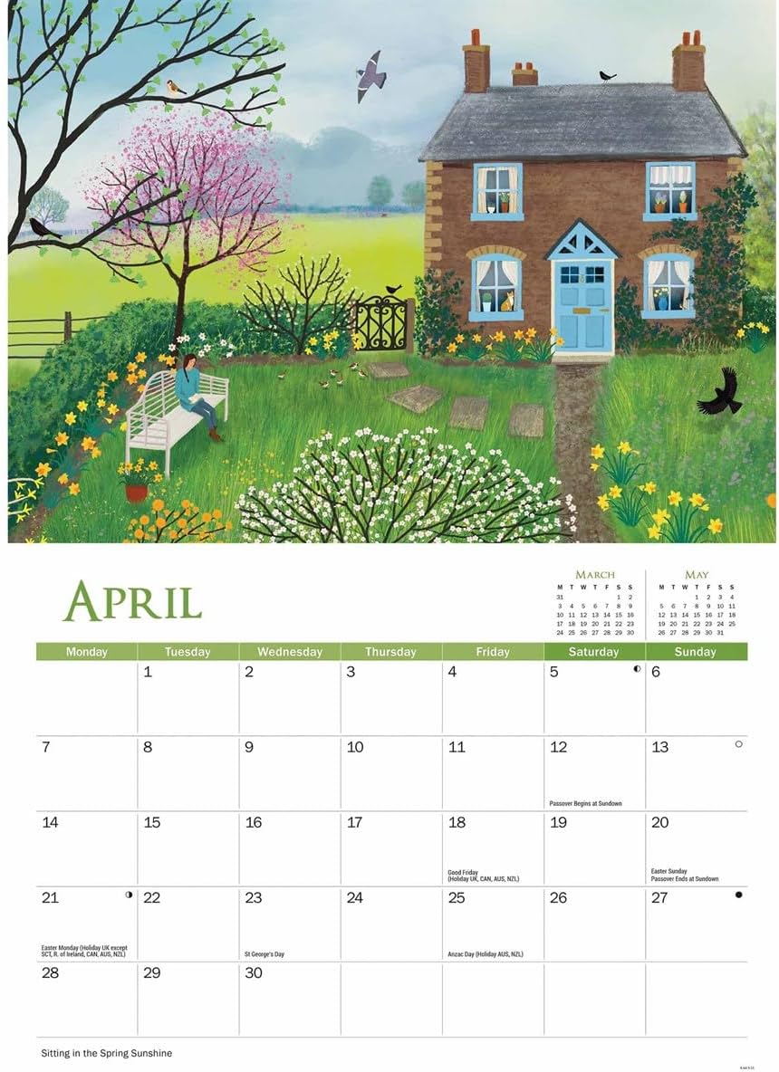 Jo Grundy Country Year A4 Calendar 2025 (PFP)