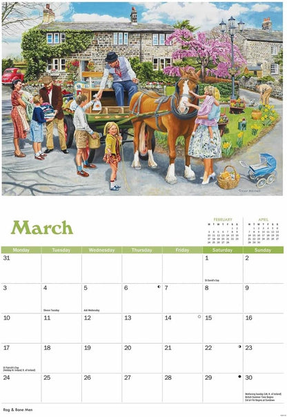 Golden Days Trevor Mitchell A4 Calendar 2025 (PFP)