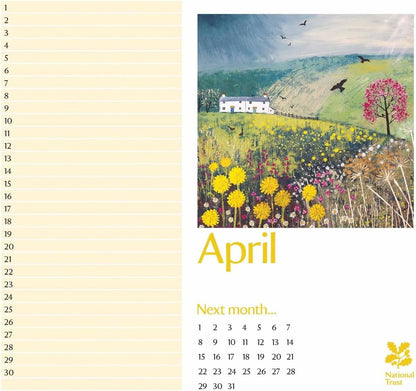 National Trust - Jo Grundy Birthday Midi Calendar 2025 (PFP