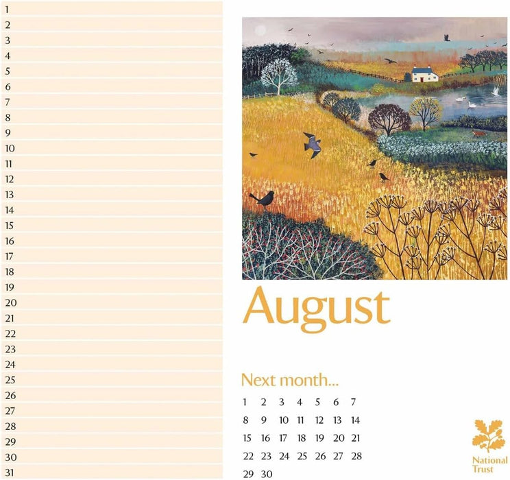 National Trust - Jo Grundy Birthday Midi Calendar 2025 (PFP