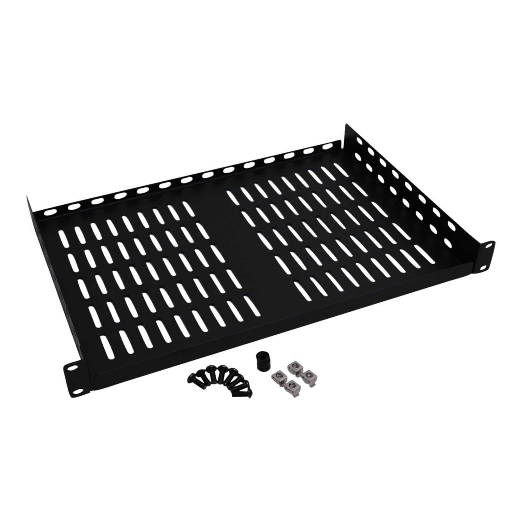 Tripp Lite Cantilevel 2U Fixed Shelf for 2 or 4-Post Server Racks, Supports up to 27 kg (SRSHELF2P