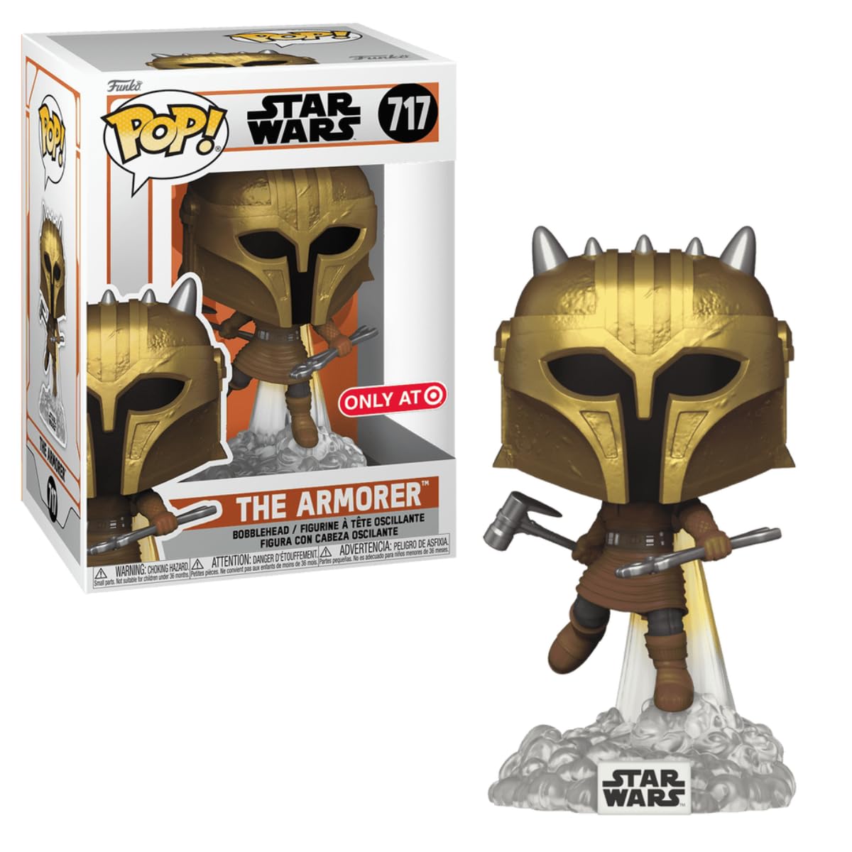 Star Wars Mandalorian Armara Jetpack Figure Funko Mandalorian S10 THE ARMORER (WITH JETPACK) Star Wars Funko