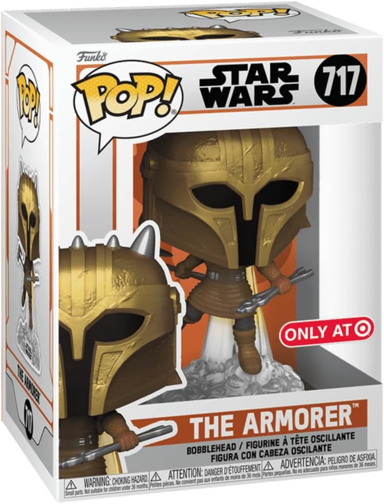 Star Wars Mandalorian Armara Jetpack Figure Funko Mandalorian S10 THE ARMORER (WITH JETPACK) Star Wars Funko