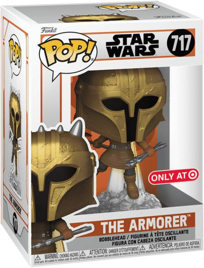 Star Wars Mandalorian Armara Jetpack Figure Funko Mandalorian S10 THE ARMORER (WITH JETPACK) Star Wars Funko