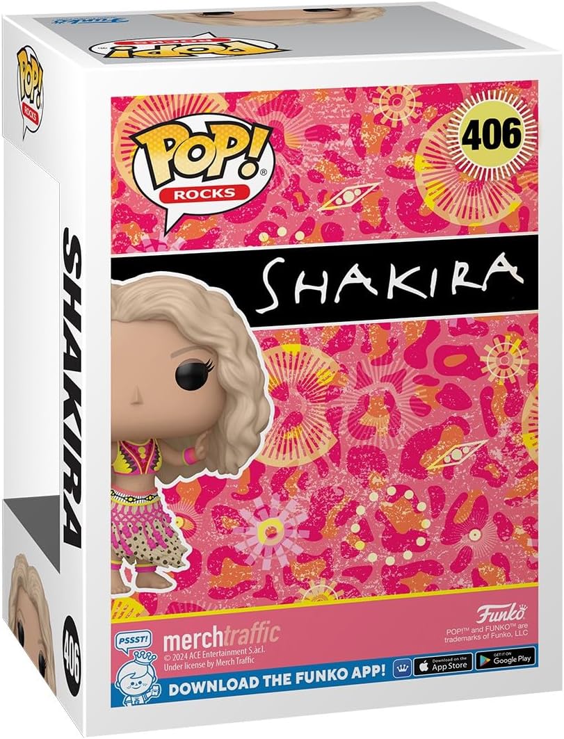 Funko Pop! Rocks: Shakira - Waka Waka - Collectable Vinyl Figure - Gift Idea - Official Merchandise - Toys for Kids & Adults - Music Fans - Model Figure for Collectors and Display