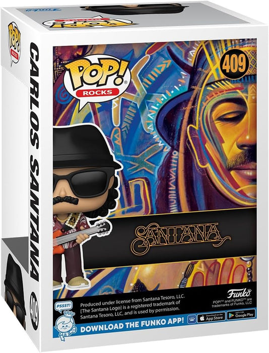 Funko Pop! Rocks: Carlos Santana - Figura de Vinilo Coleccionable - Idea de Regalo- Mercancia Oficial - Juguetes para Niños y Adultos - Music Fans - Muñeco para Coleccionistas y Exposición