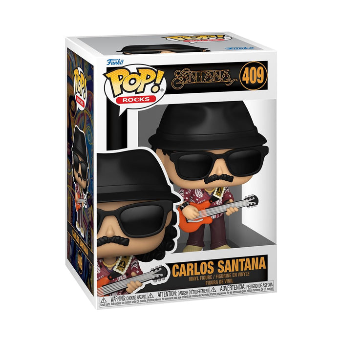 Funko Pop! Rocks: Carlos Santana - Figura de Vinilo Coleccionable - Idea de Regalo- Mercancia Oficial - Juguetes para Niños y Adultos - Music Fans - Muñeco para Coleccionistas y Exposición