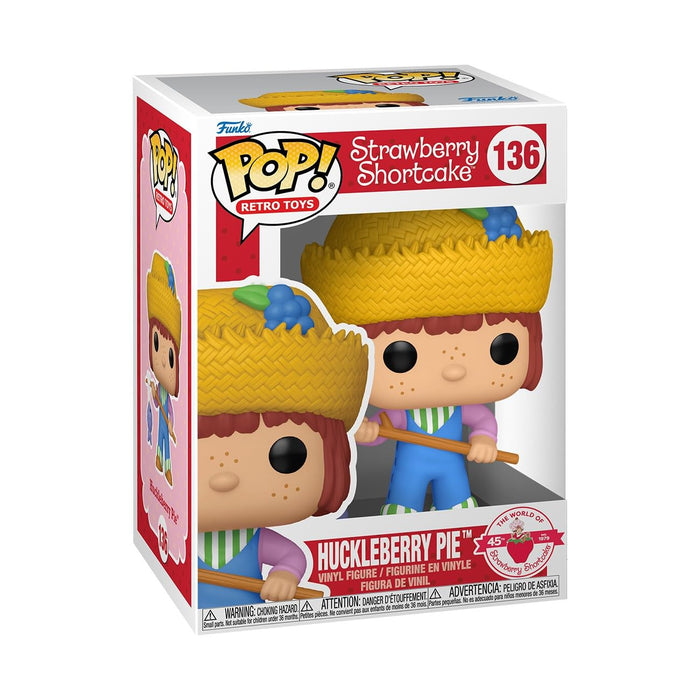 Funko Pop! Retro Toys: Strwb SC - Huckleberry Pie - Strawberry Shortcake - Collectable Vinyl Figure - Gift Idea - Official Merchandise - Toys for Kids & Adults - TV Fans - Model Figure for Collectors