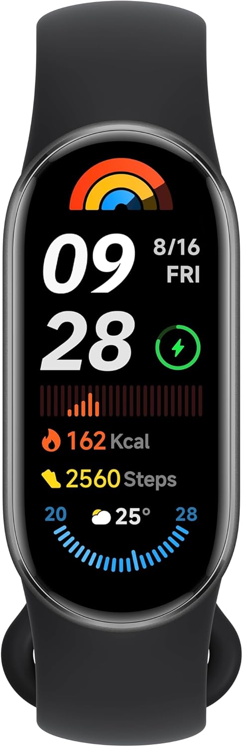 Xiaomi Smart Band 9, Midnight Black (UK Version+2 Years Warranty