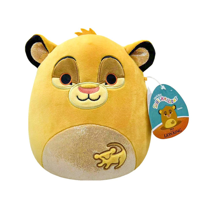 Squishmallows SQDI00548 8-Inch Simba Disney Plush, Multicolour