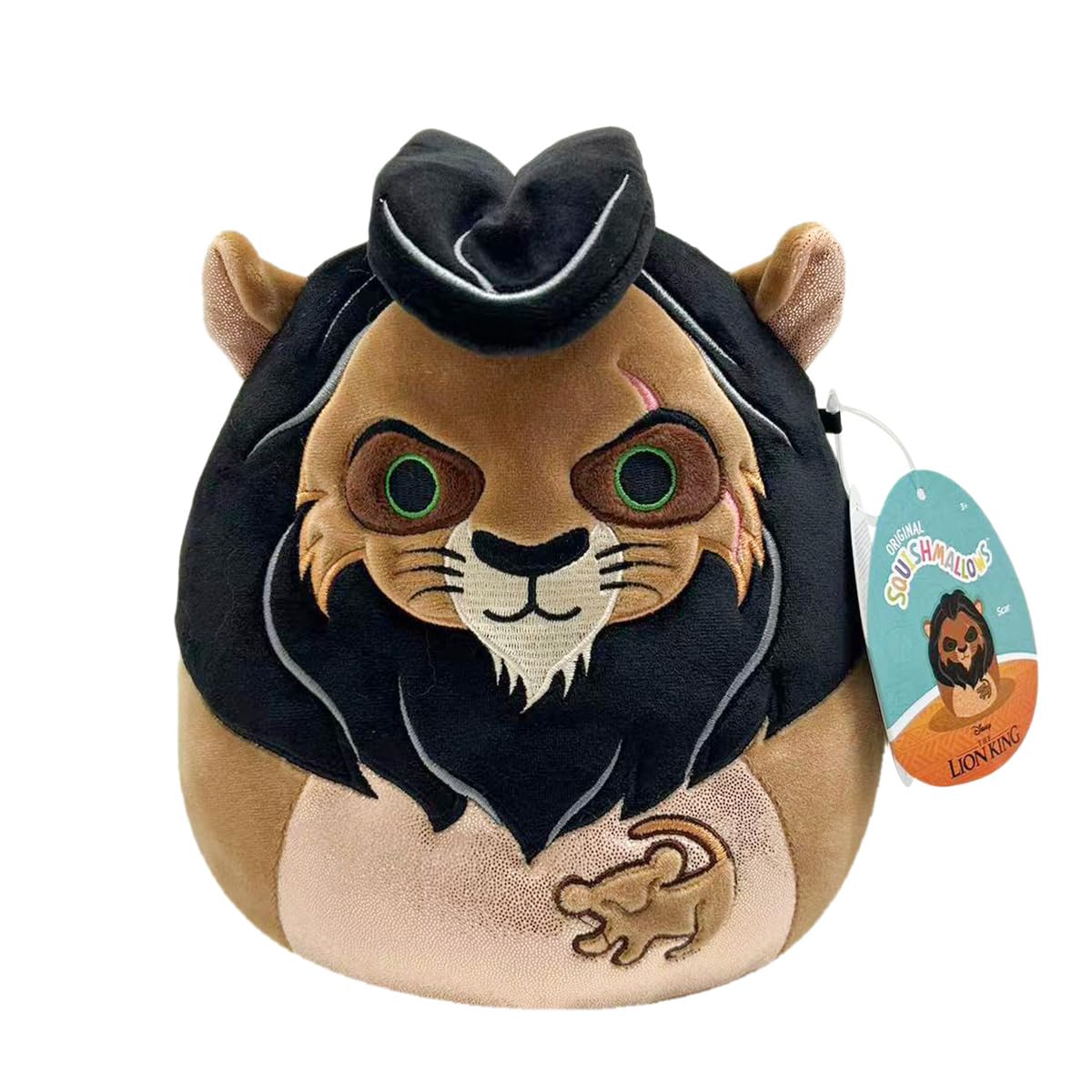 Squishmallows SQDI00550 Original 8-Inch Scar Disney Plush, Multicolour