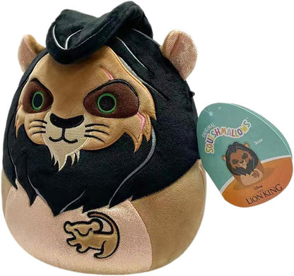 Squishmallows SQDI00550 Original 8-Inch Scar Disney Plush, Multicolour