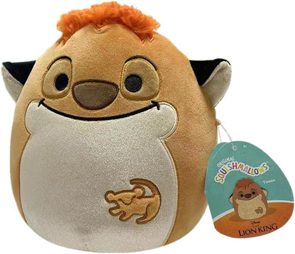Squishmallows SQDI00551 8-Inch Timon Disney Plush, Multicolour