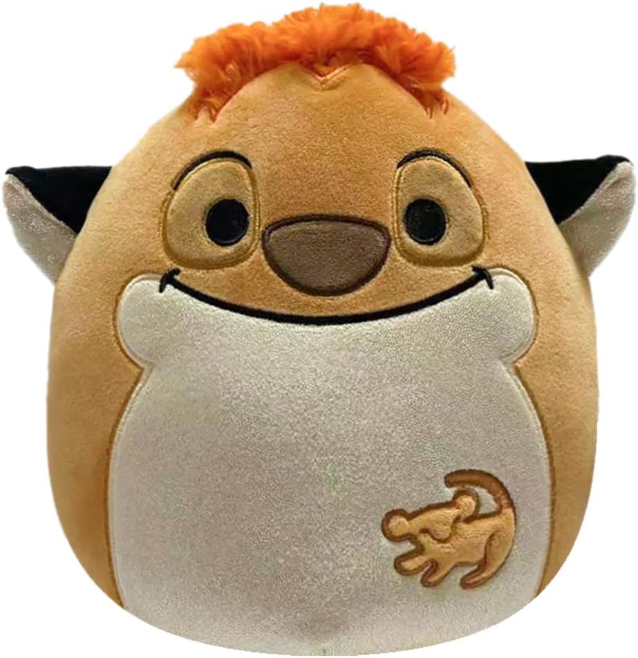 Squishmallows SQDI00551 8-Inch Timon Disney Plush, Multicolour