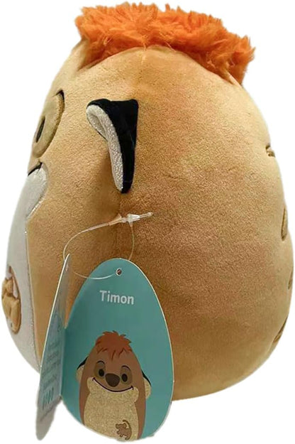 Squishmallows SQDI00551 8-Inch Timon Disney Plush, Multicolour
