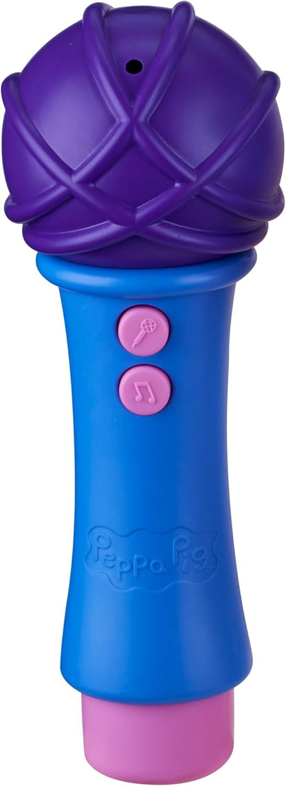 Peppa Pig 08117, Sing With Me Peppa, Interactive Feature Plush, Musical Soft Microphone, Toys, Gift for Preschoolers, Multicolour