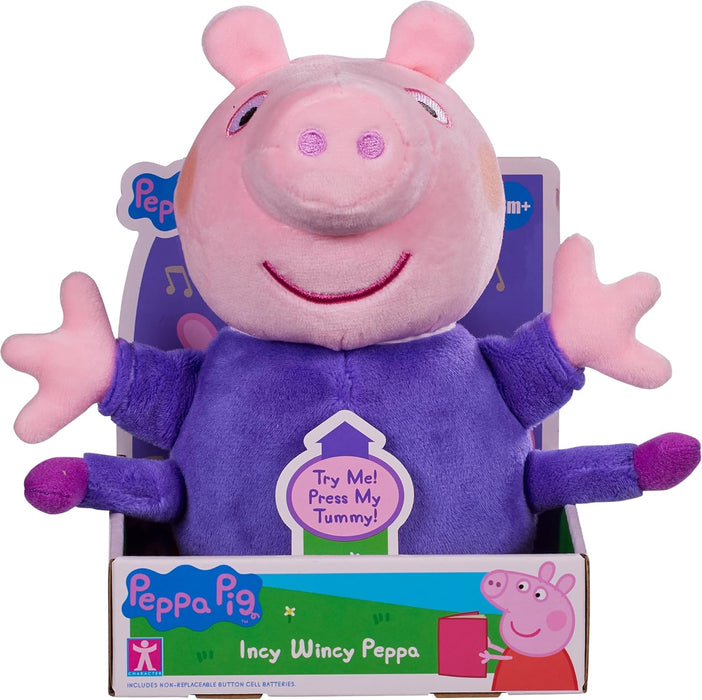 Peppa Pig 08163 Talking Soft Incy Wincy, Preschool, Plush Toys, Nursery Rhymes, Multicolour