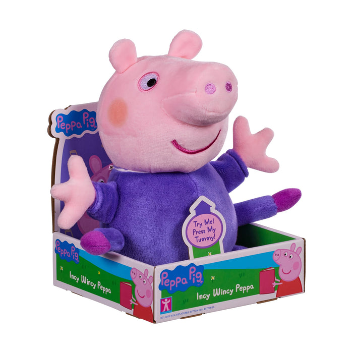 Peppa Pig 08163 Talking Soft Incy Wincy, Preschool, Plush Toys, Nursery Rhymes, Multicolour