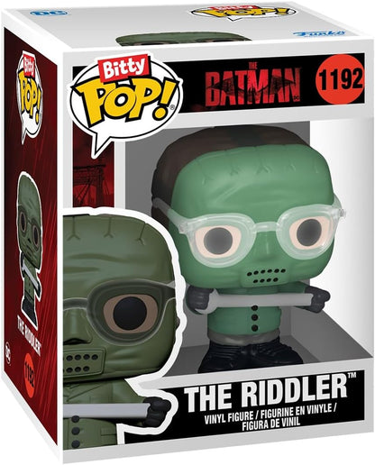 Funko Bitty Pop! Batman 85th Anniversary: Mini Collectible Toys 4-Pack - Selina Kyle™ - The Batman™, The Riddler™ - The Batman™, Batman™ - The Batman™, & Mystery Chase Figure (Styles May Vary