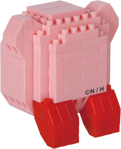 nanoblock Kirby Inhale Model NBCC162 Building Blocks Puzzles For Adults And Kids | Plastic Model Kits With Mini Bricks Make Great Gaming Gifts For Boys Girls And Adults Age 12+ Inhaling Kirby