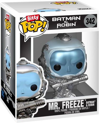 Funko Bitty Pop! Batman 85th Anniversary: Mini Collectible Toys 4-Pack - Mr. Freeze™ - Batman™ & Robin, Batman™ - 1997, The Penguin™ - Batman™ Returns, & Mystery Chase Figure (Styles May Vary