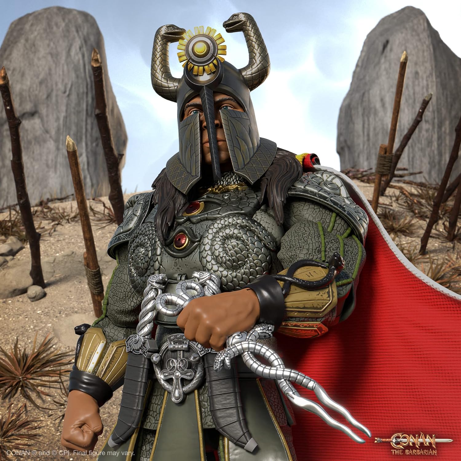 Super7 Conan The Barbarian Thulsa Doom Battle of The Mounds - ULTIMATES! 7 in Action Figure Thulsa Doom 7 in Figure