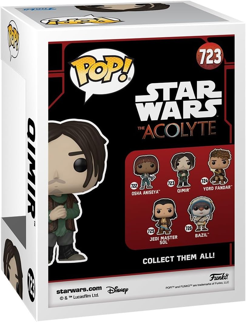 Funko Pop! Star Wars: Acolyte - Qimir - Collectable Vinyl Figure - Gift Idea - Official Merchandise - Toys for Kids & Adults - TV Fans - Model Figure for Collectors and Display