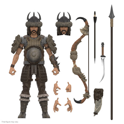Super7 ULTIMATES! Conan The Barbarian Battle of The Mounds Subotai - 7" Conan Action Figure with Accessories Classic Movie Collectibles and Retro Toys