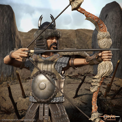 Super7 ULTIMATES! Conan The Barbarian Battle of The Mounds Subotai - 7" Conan Action Figure with Accessories Classic Movie Collectibles and Retro Toys