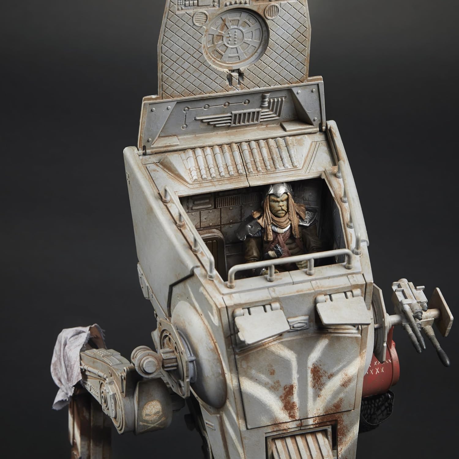 STAR WARS The Vintage Collection The Mandalorian AT-ST Raider Toy Vehicle with Figure, Toys for Kids Ages 4 and Up