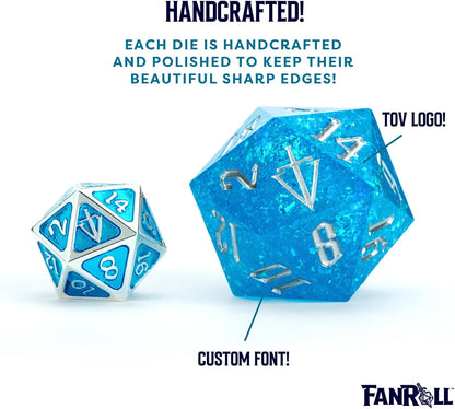 FanRoll Tales of The Valiant Mega D20 Dice, 35mm Mega Dice