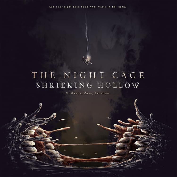 Smirk & Dagger The Night Cage Expansion The Shrieking Hollow Tile Placement - Juego de mesa cooperativo con nuevas amenazas y desafíos, para mayores de 14 años, de 1 a 5 jugadores y de 40 a 60 minutos