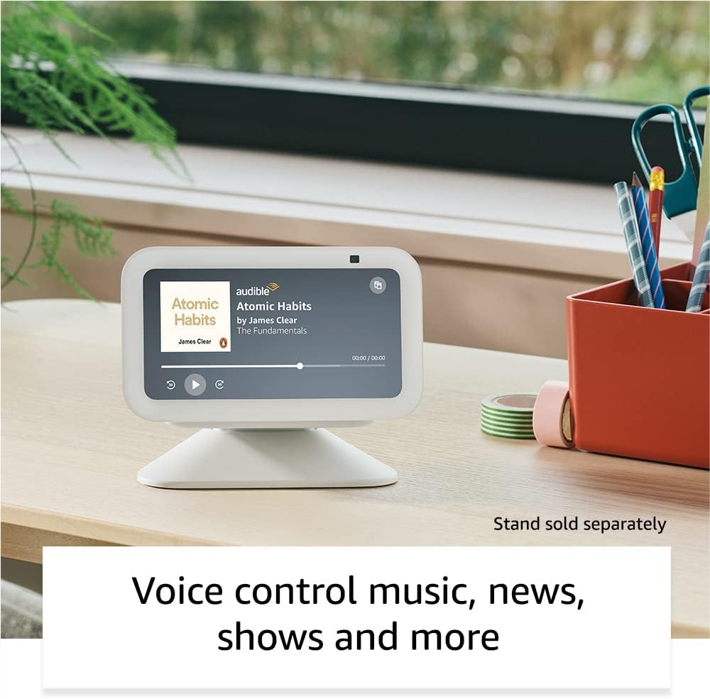Amazon Echo Show 5 (3Rd Generation) - Smart Display - With Lcd 5.5`` Display - Wireless - Bluetooth, Wi-Fi - App-Controll