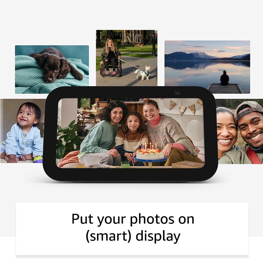 Amazon Echo Show 5 (3Rd Generation) - Smart Display - With Lcd 5.5`` Display - Wireless - Bluetooth, Wi-Fi - App-Controll